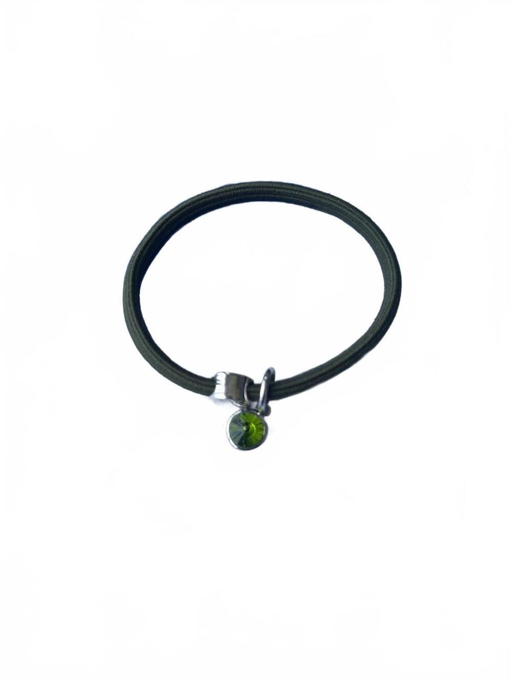 Marc by Marc Jacobs Olive Green Elastic Bracelet with Green Charm - Picture 3 of 9